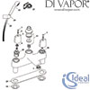 Ideal Standard Ceraplan Disc Bath Shower Mixer Tap Spare Parts